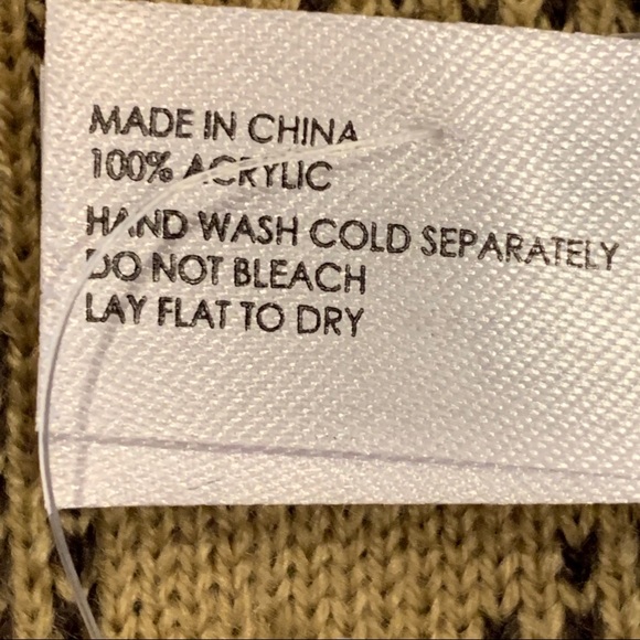 NWOT Michael‎ Kors Brown Tan Reversible Winter Scarf - Picture 7 of 8